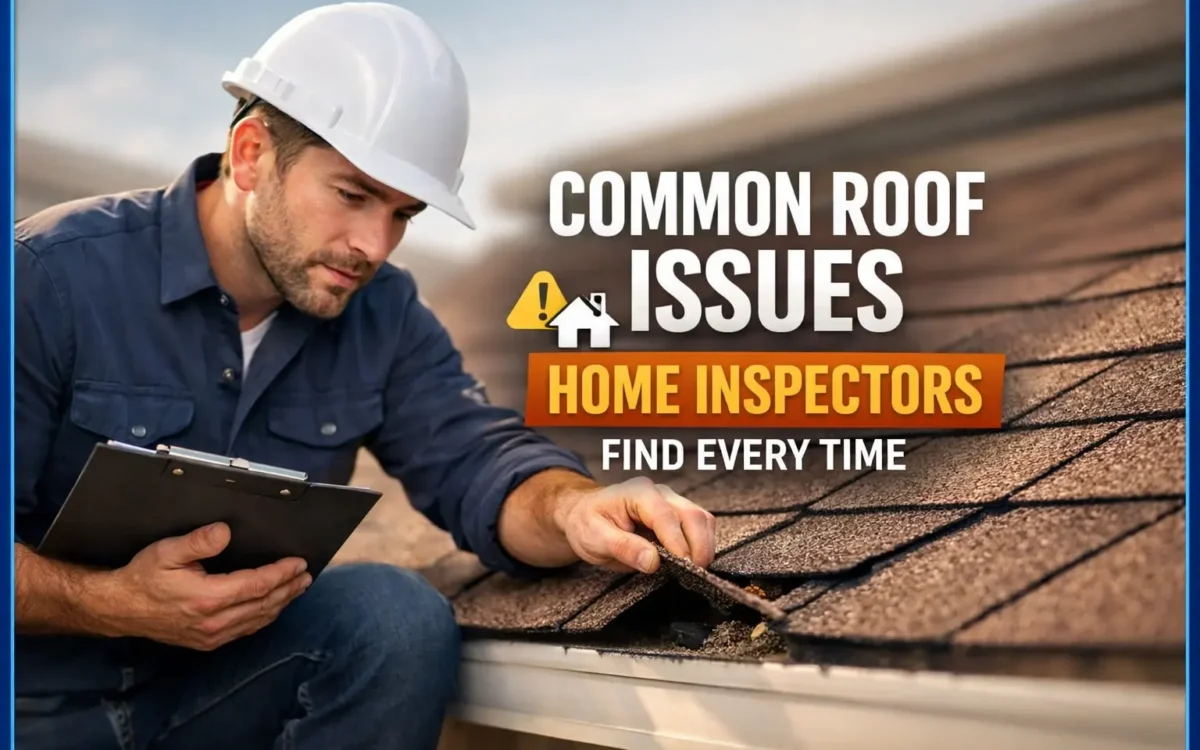 Common Roof Issues Home Inspectors Find Every Time