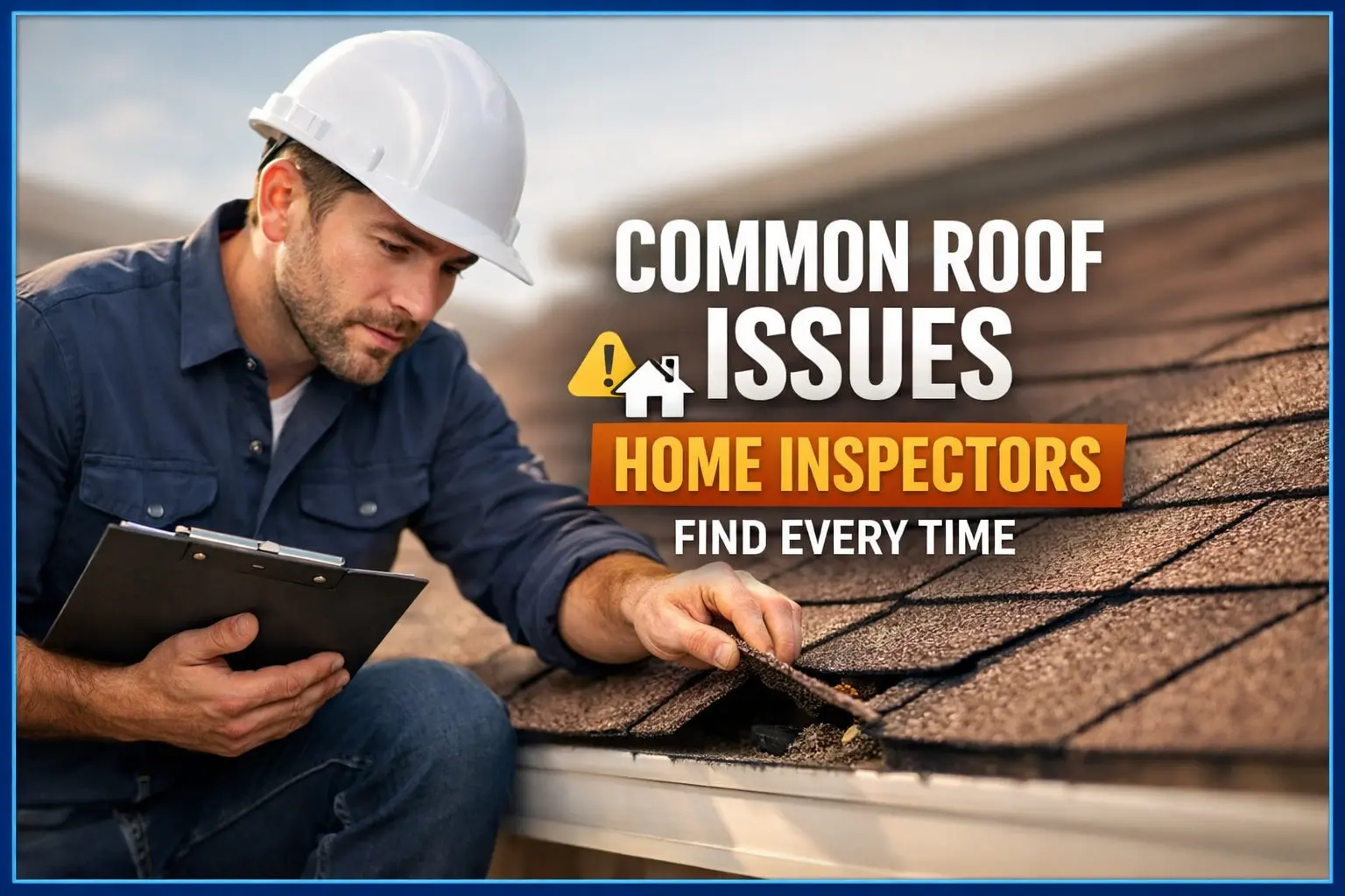 Common Roof Issues Home Inspectors Find Every Time