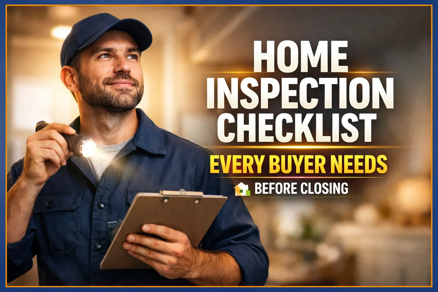 Home Inspection Checklist Every Buyer Needs Before Closing
