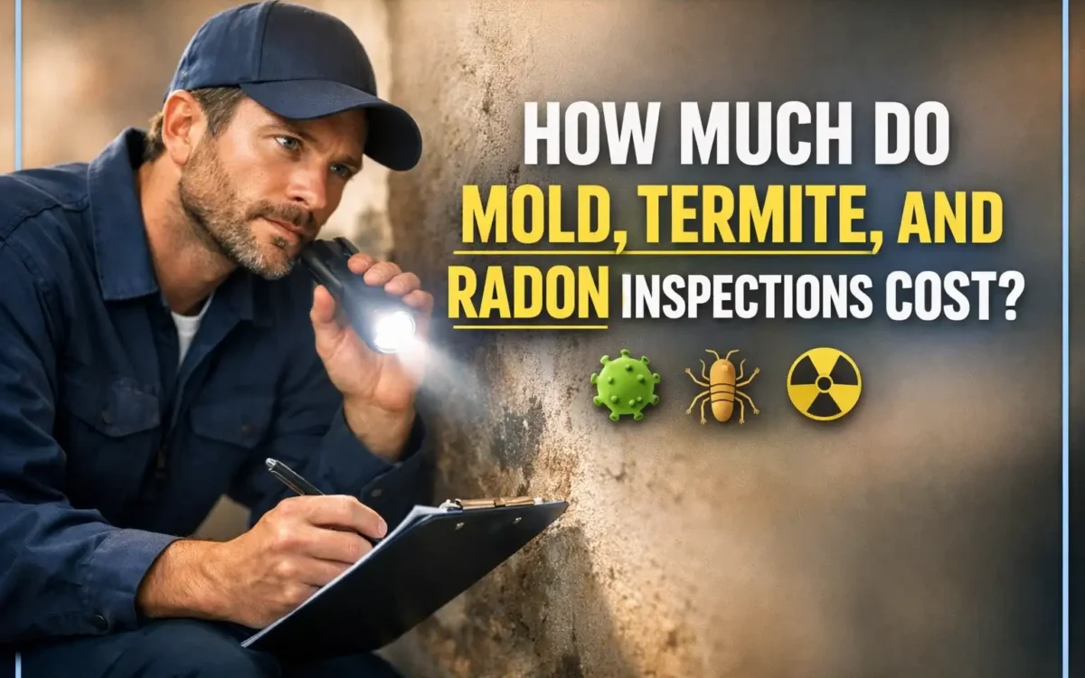 How Much Do Mold, Termite, and Radon Inspections Cost