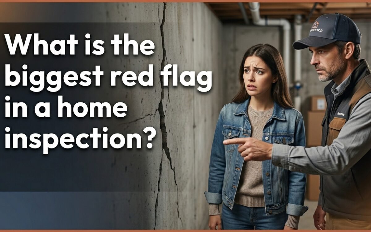 What is the biggest red flag in a home inspection
