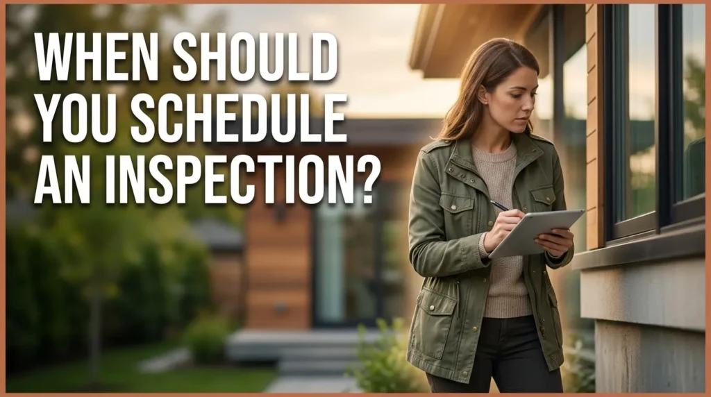When Should You Schedule an Inspection