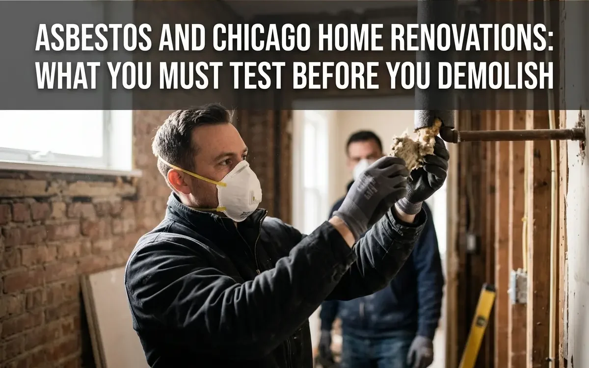 Asbestos and Chicago Home Renovations What You Must Test Before You Demolish