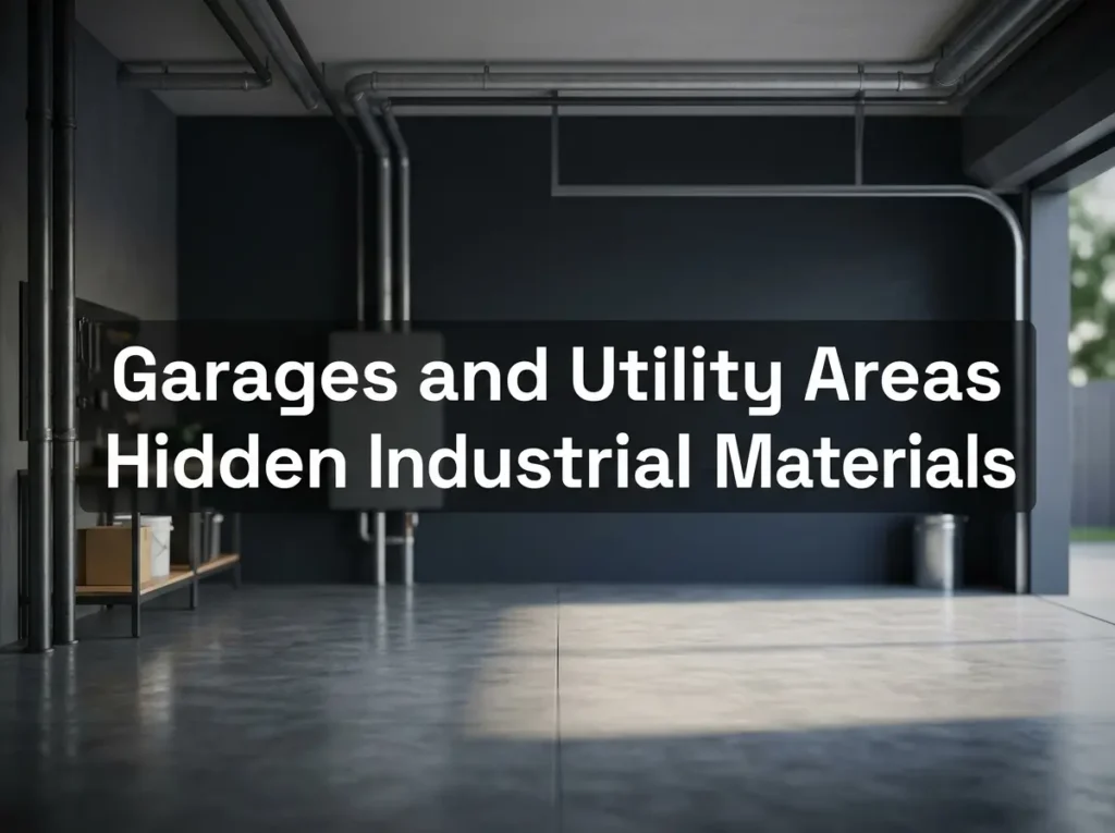 Garages and Utility Areas Hidden Industrial Materials