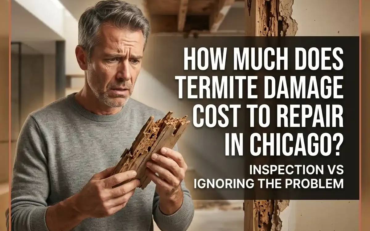 How Much Does Termite Damage Cost to Repair in Chicago Inspection vs Ignoring the Problem