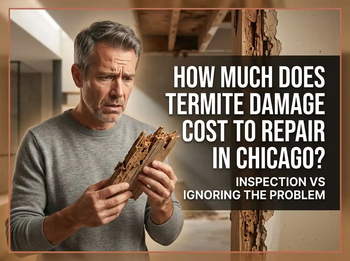 How Much Does Termite Damage Cost to Repair in Chicago Inspection vs Ignoring the Problem