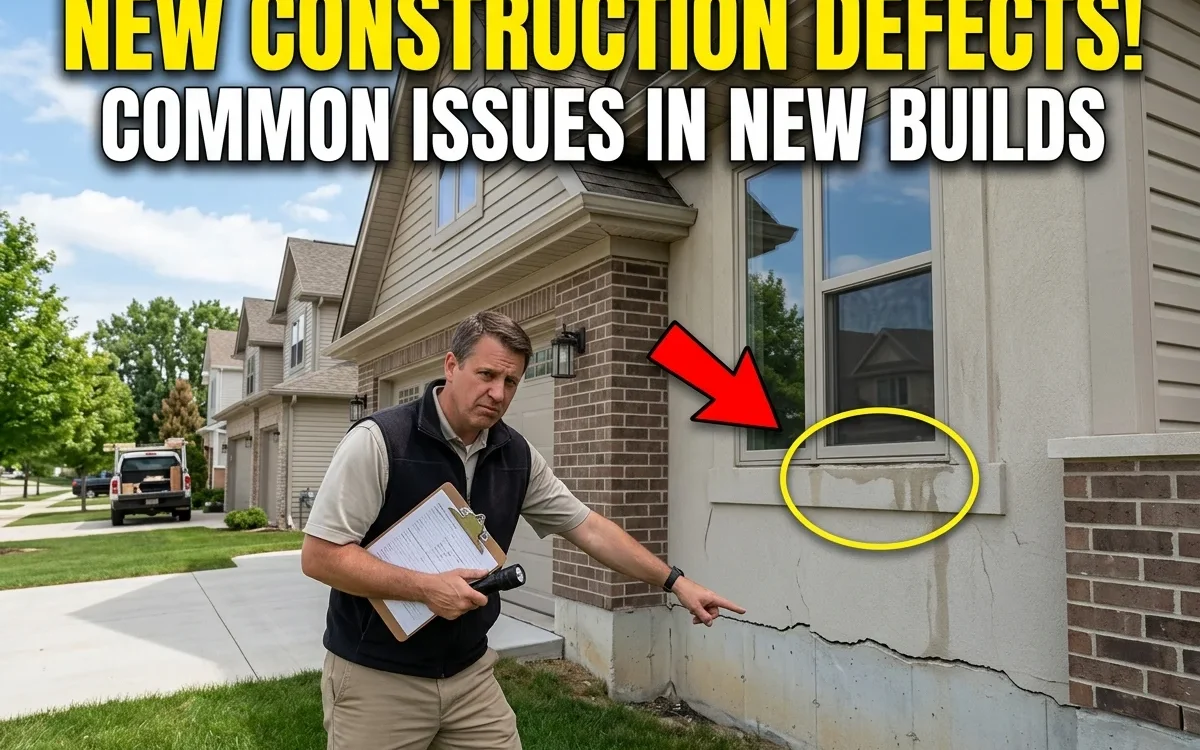 Common New Construction Defects Found in Schaumburg & Naperville Homes