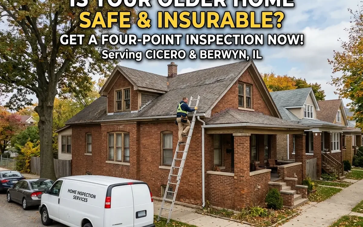 Four-Point Inspection for Older Homes in Cicero & Berwyn, IL