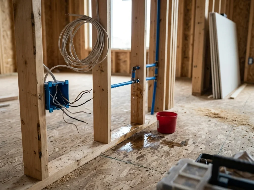 Common New Construction Defects Found in Schaumburg & Naperville Homes Plumbing and Electrical Problems in New Construction